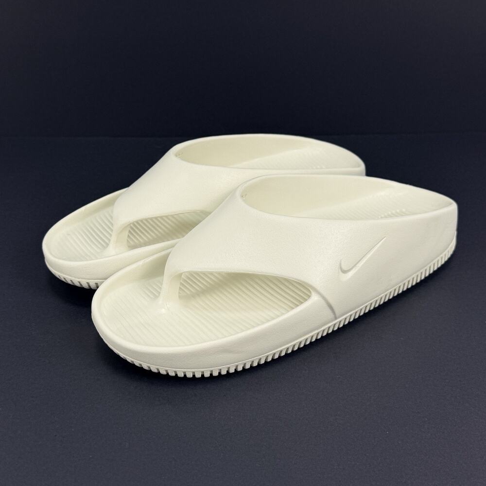 🔥 Nike Calm Women’s Size 9 Sea Glass Flip Flops Slides Sandals NEW Comfort